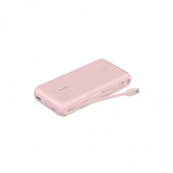 Батарея універсальна Belkin 20000mAh, 30W USB-C Pink (BPB024HQPK)