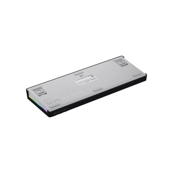 Клавіатура Hator Skyfall 65 Aurum Sterling RGB Wireless/Bluetooth/USB UA Black/White (HTK3160UA)