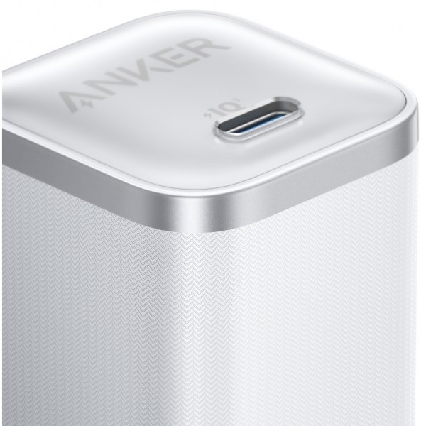 Зарядний пристрій Anker USB-C 45W Nano Charger white (A2692L21)