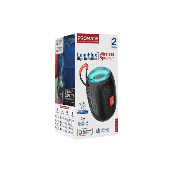 Акустична система Promate Capsule-3 Black (capsule-3.black)