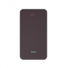 Батарея універсальна Hama 20000mAh, 15W/5V/3A, USB-C, USB-A, plum (00201715)
