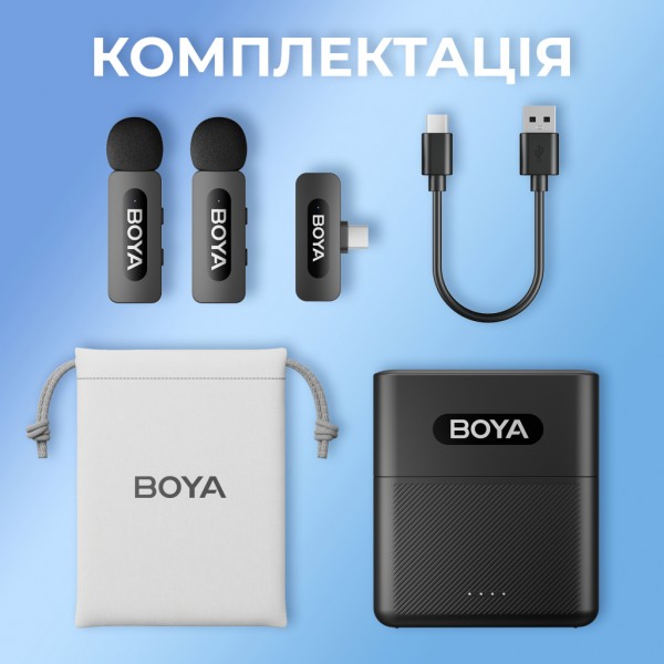 Мікрофон Boya BY-V30 Type-C Black (BY-V30)