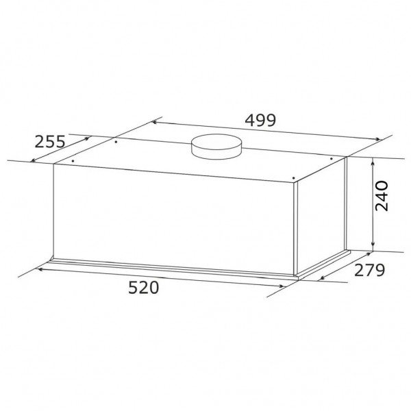 Витяжка кухонна GRANADO Palamos 4613-700 Black glass (GCH461370011)