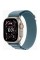 Смарт-годинник Apple Watch Ultra 3 GPS + Cellular 49mm Natural Titanium Case with Light Blue Alpine Loop - Medium (MEWM4QP/A)