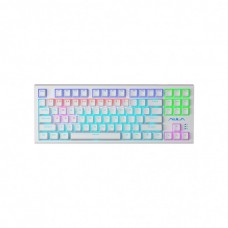 Клавіатура Aula F3032 White keycaps plus 21 Yellow keys KRGD Brown USB UA White (6948391201757)