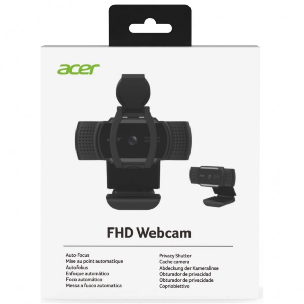 Веб-камера Acer FHD Webcam Black (HP.EXPBG.019)