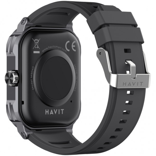 Смарт-годинник Havit HV-M9040S IP67 Bluetooth Call Black (HV-M9040S Black)