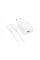 Зарядний пристрій BOROFONE BA74A Aspirer USB + cable USB to Micro 5P White (6974443388664)