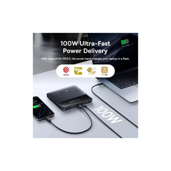 Батарея універсальна Baseus Blade H1 Lite 20000mAh 100W PD QC Black (P10021604123-00)