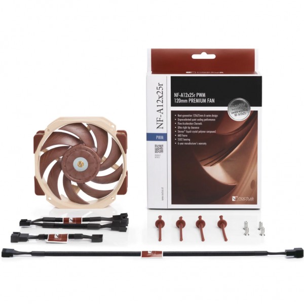 Кулер до корпусу Noctua NF-A12x25r PWM