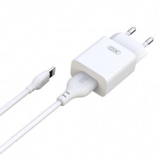 Зарядний пристрій XO L99 USB 12W + cable USB to Lightning white (L99-L-WH)