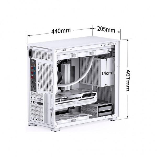 Корпус для ПК JONSBO D41 STD White
