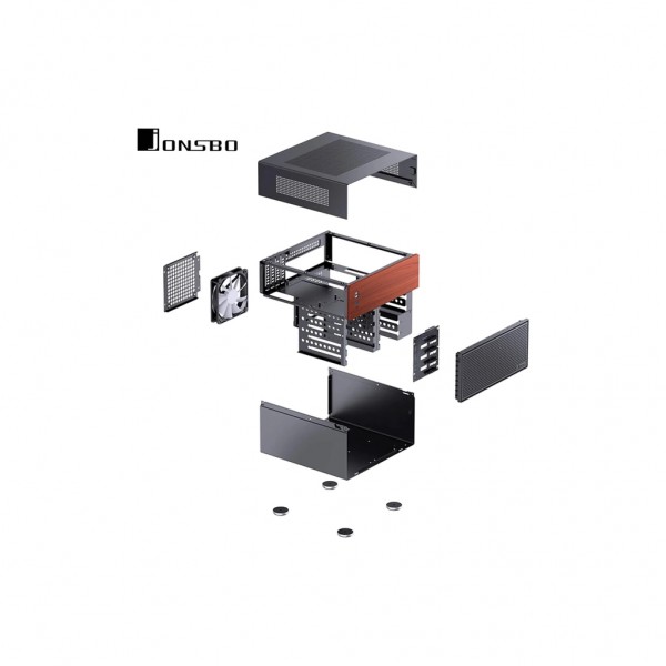 Корпус для ПК JONSBO N4 Black