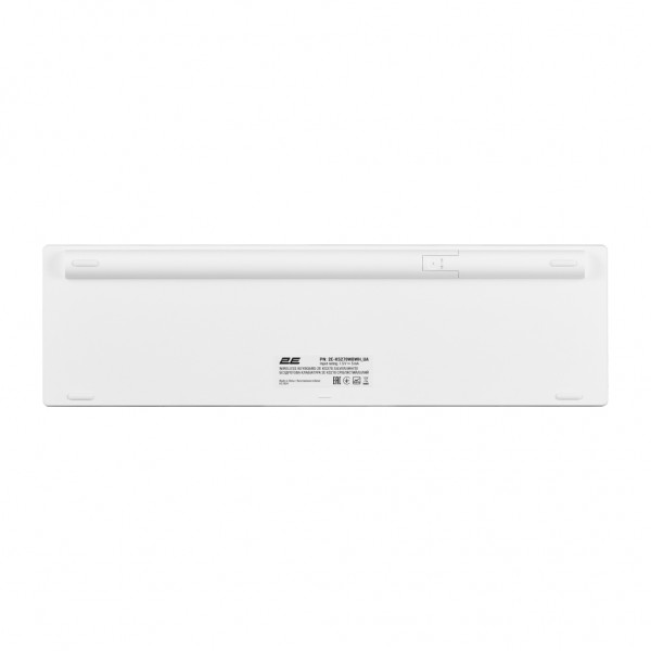 Клавіатура 2E KS270 109key Wireless UA Silver/White (2E-KS270WBWH_UA)