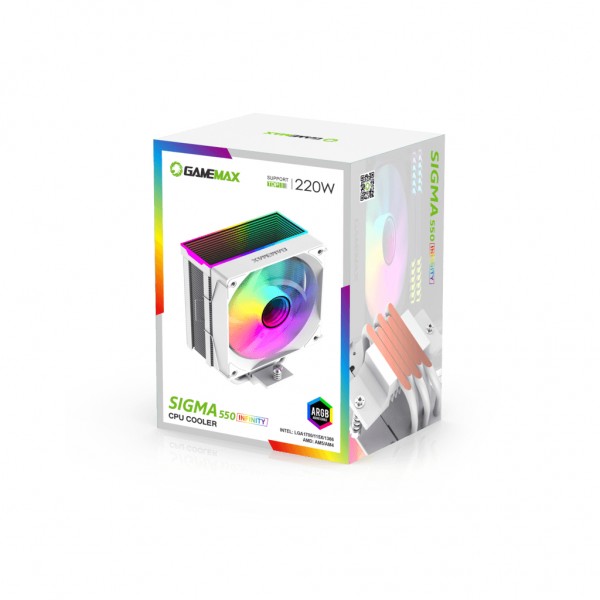 Кулер до процесора Gamemax Sigma 550 Infinity WH