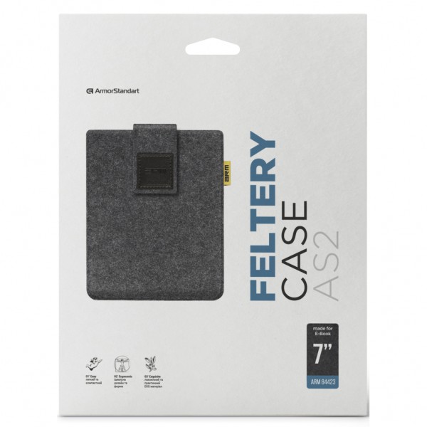 Чохол до електронної книги Armorstandart Feltery AS2 для E-Book 7 Black (ARM84423)