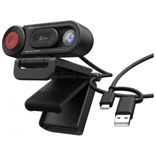 Веб-камера J5create JVU250-N Full HD USB-A/C (JVU250-N)