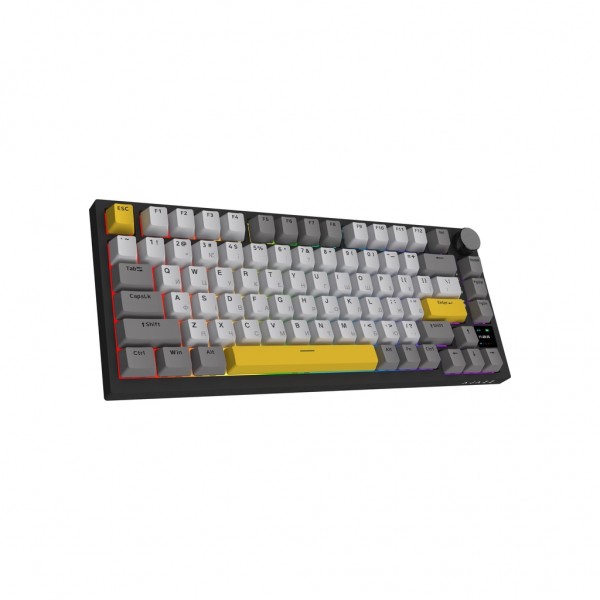 Клавіатура Ajazz AK820 Pro Gift Switch Black RGB USB/Wireless/Bluetooth UA Black (AK820PRO-G-BGY)