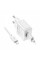 Зарядний пристрій HOCO C106A charger set(iP) White (6931474783899)