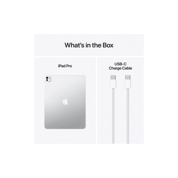 Планшет Apple iPad Pro 13" M5 Wi‑Fi 256GB with standard glass - Silver (MDYK4TY/A)