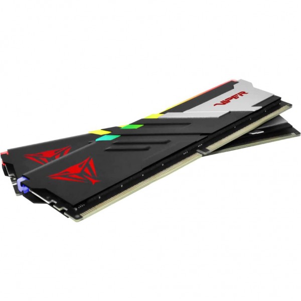 Модуль пам'яті для комп'ютера DDR5 32GB (2x16GB) 6000 MHz Viper Venom RGB Patriot (PVVR532G600C30K)