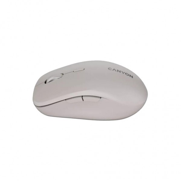 Мишка Canyon MW-12 Wireless/Bluetooth Beige (CNS-CMSW12BG)