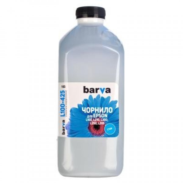 Чорнило Barva Epson 664 1кг (T6642) CYAN (L100-425)