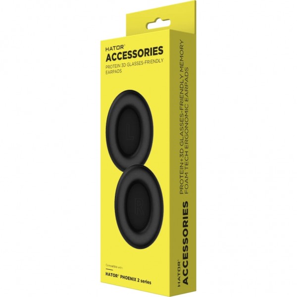 Амбушур Hator з протеїнової шкіри для лінійки гарнітур HATOR Phoenix 2 (ACC-402)
