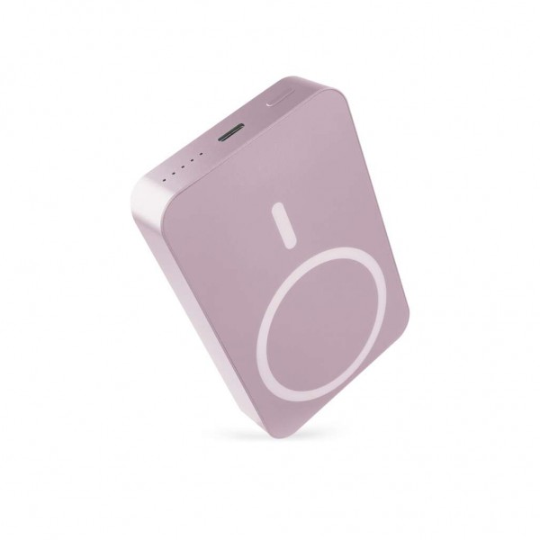 Батарея універсальна EMOS 10000mAh WI1046, 20W, Wireless, salmon (B0551S)