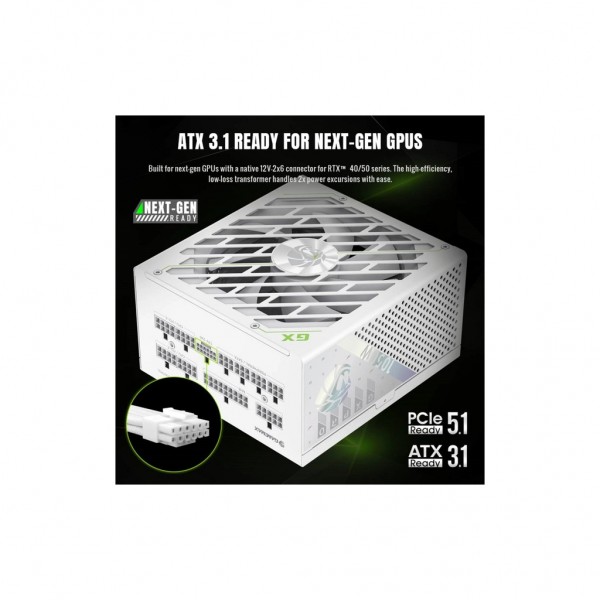 Блок живлення Gamemax 1050W (GX PRO 1050G WH)