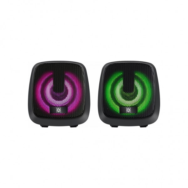 Акустична система Defender J2 LED USB Black (65962)