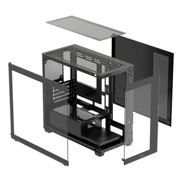 Корпус для ПК OCYPUS GAMMA C52 BK (GAMMA-C52-BKD000XX-GL)
