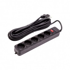 Мережевий фільтр живлення PowerPlant 7м, 5 розеток (JY-1056/7) (EX610730)