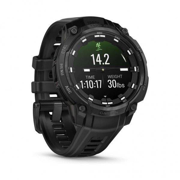 Смарт-годинник Garmin Instinct Crossover AMOLED, Tactical, Black/Black, GPS смарт-годинник (010-03398-02)