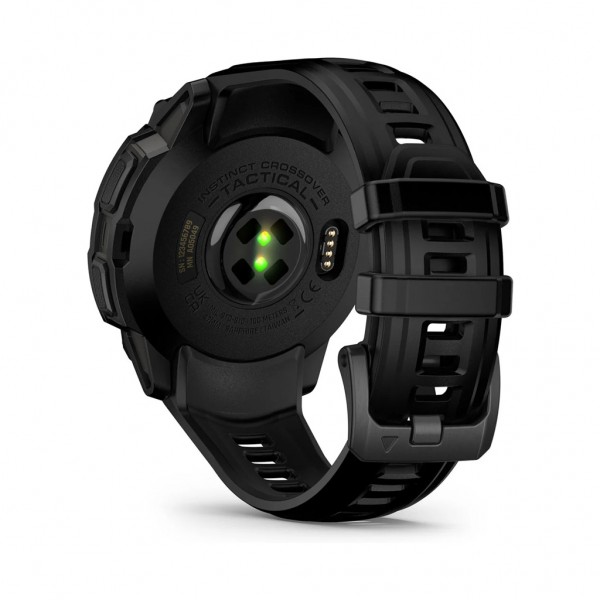 Смарт-годинник Garmin Instinct Crossover AMOLED, Tactical, Black/Black, GPS смарт-годинник (010-03398-02)