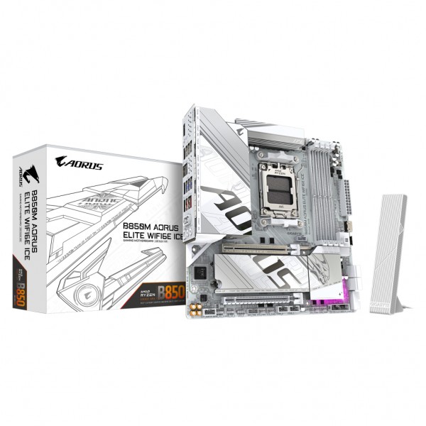 Материнська плата GIGABYTE B850M A ELT WF6E ICE (B850M AORUS ELITE WIFI6E ICE)