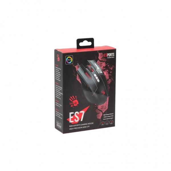 Мишка A4Tech Bloody ES7 Esports Black (4711421980128)