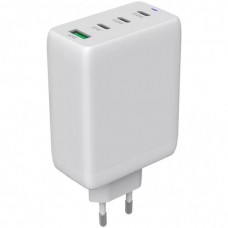 Зарядний пристрій Canyon CU100ACC GaN 100W 3xPD 1xQC EU White (CNS-CUW100ACC)