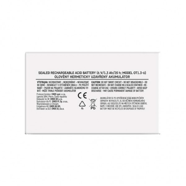 Батарея до ДБЖ EMOS B9675 AGM 12V 9Ah fast 6,3mm (B9675)