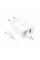 Зарядний пристрій HOCO C80A Plus Rapido PD20W+QC3.0 charger set(C to C) White (6931474779908)