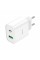 Зарядний пристрій HOCO C80A Plus Rapido PD20W+QC3.0 charger set(C to C) White (6931474779908)