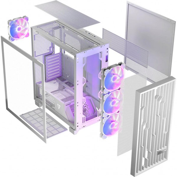 Корпус для ПК Modecom VOLCANO PERUN APEX ARGB WHITE (AT-PERUN-4F-ARGB-20-00000)