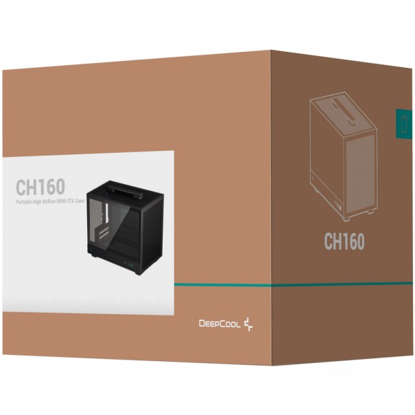 Корпус для ПК Deepcool CH160 Black (R-CH160-BKNGI0-G-1)