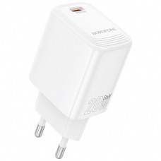 Зарядний пристрій BOROFONE BN26 Fuente USB-C PD20W White (6941991120237)