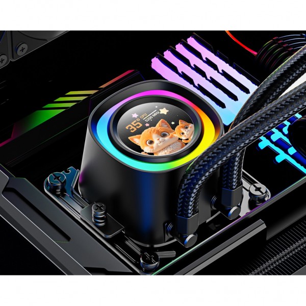 Система рідинного охолодження ID-Cooling FX240 LCD