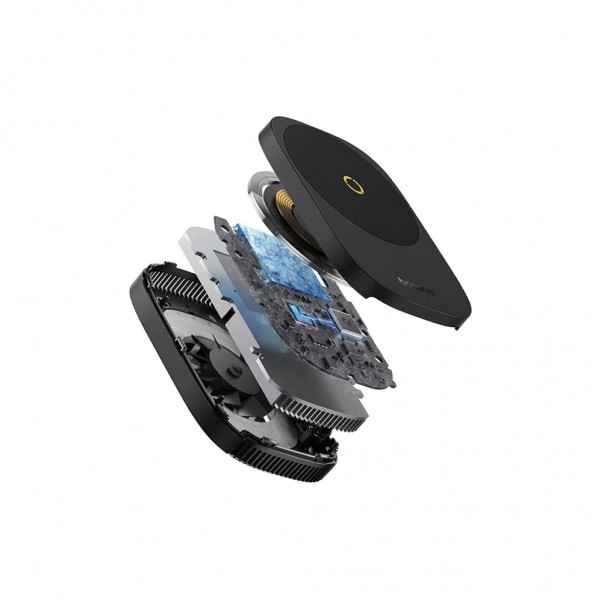 Зарядний пристрій Baseus MagPro II Series Ultra-Thin Magnetic, Cooler, Wireless Charger Cosmic Black (B10572900121-00)