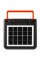 Акустична система NEWVEW NV-9218 Solar Panel/BT/USB/TF/FM Orange (NWVW-NV-9218-OR)