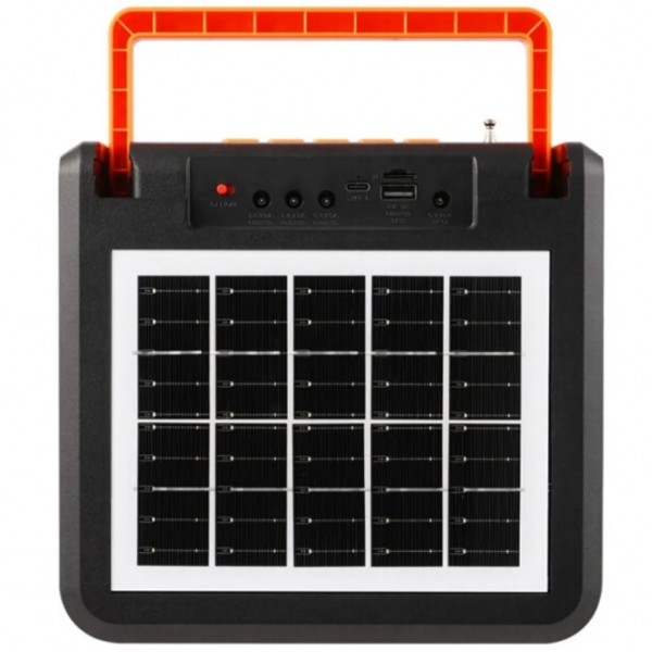 Акустична система NEWVEW NV-9218 Solar Panel/BT/USB/TF/FM Orange (NWVW-NV-9218-OR)