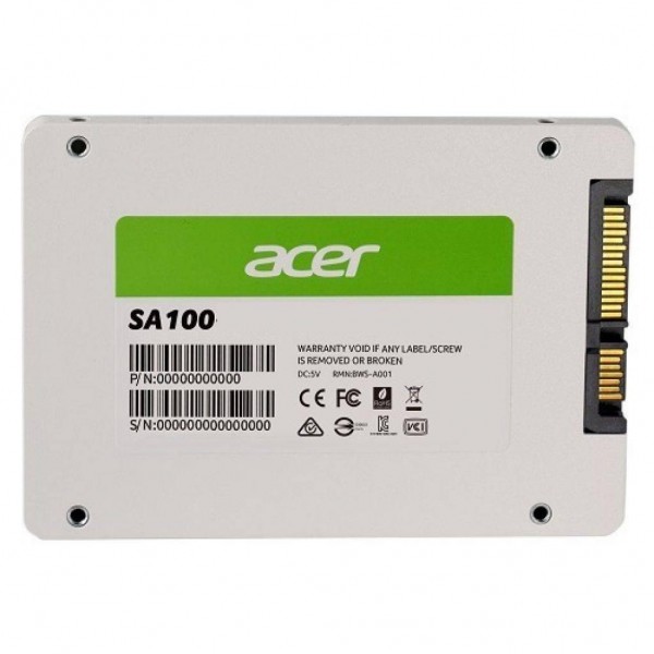 Накопичувач SSD 2.5" 960GB SA100 Acer (BL.9BWWA.104)
