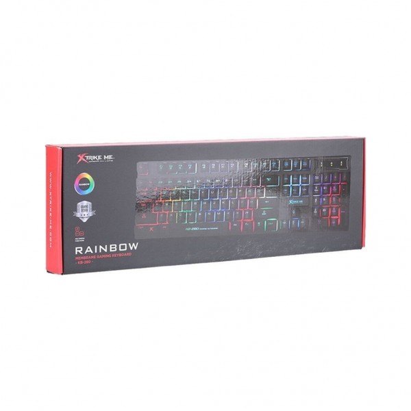 Клавіатура Xtrike ME KB-280 RGB Black (KB-280)